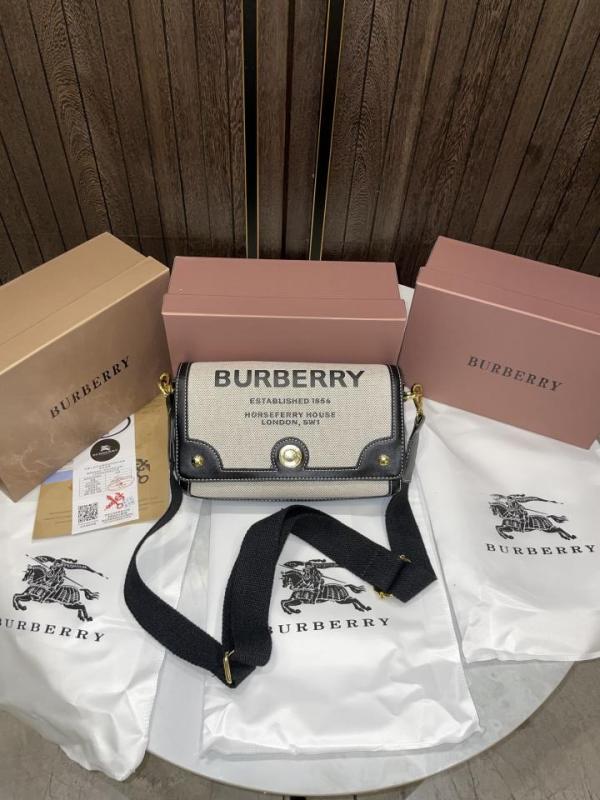 burberr y vintage logo shoulder bag with box 387