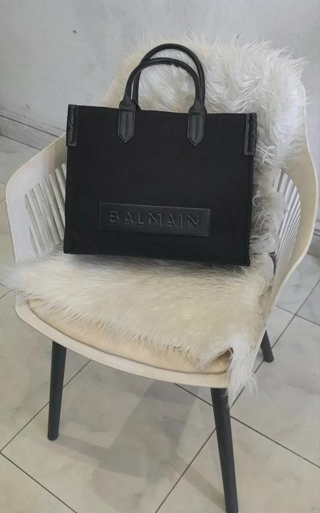 Balmain  B Army  Black  Tote  Bag  With  Pouch  Black  With  Dust  Bag  990
