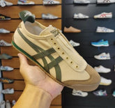 tiger slip on beige grass green men s fix