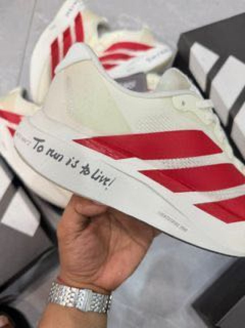 Adidass adizero evo sl white red