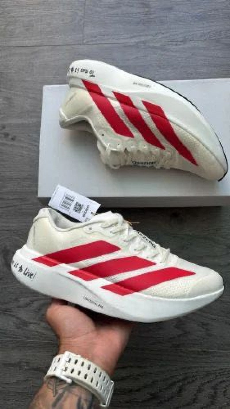 Adidass adizero evo sl white red