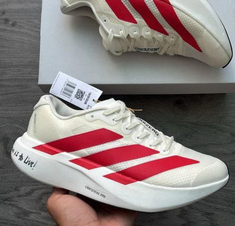 Adidass adizero evo sl white red