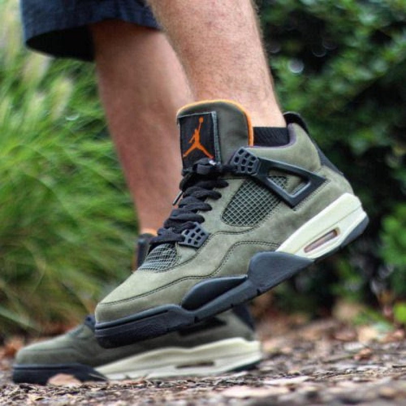 Air Jordan 4 Undefeated Olive Green