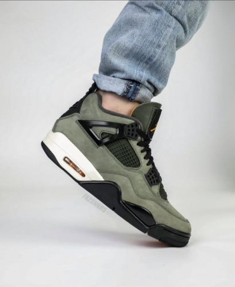 Air Jordan 4 Undefeated Olive Green