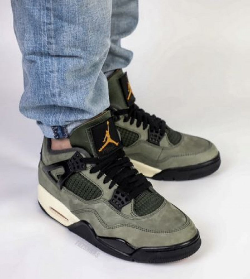 Air Jordan 4 Undefeated Olive Green