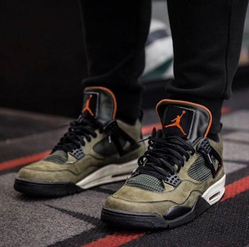 Air Jordan 4 Undefeated Olive Green