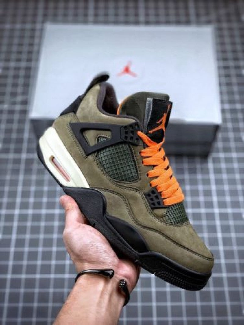 Air Jordan 4 Undefeated Olive Green