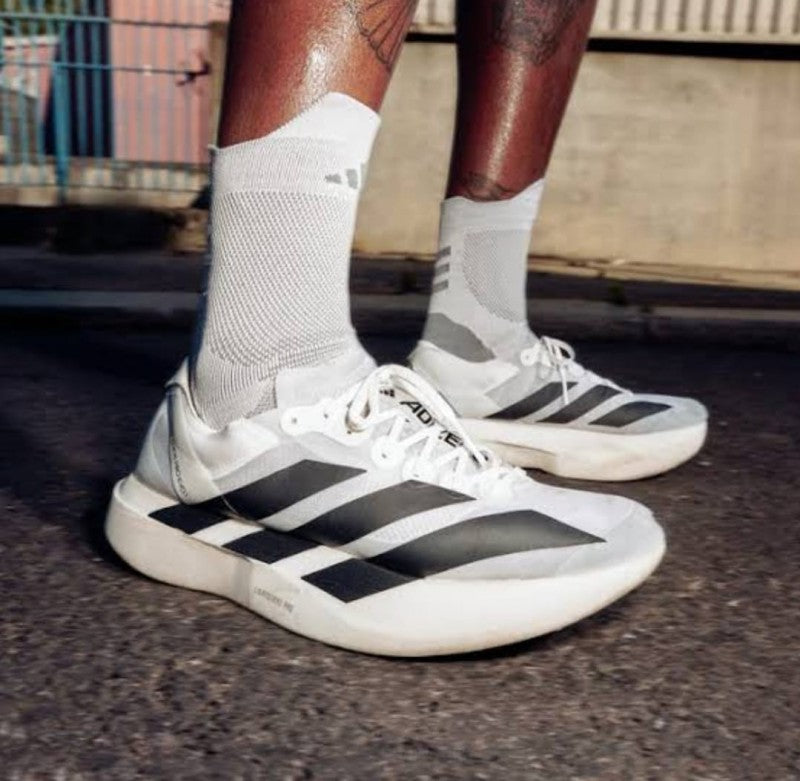 Adizero evo sl core white black as3
