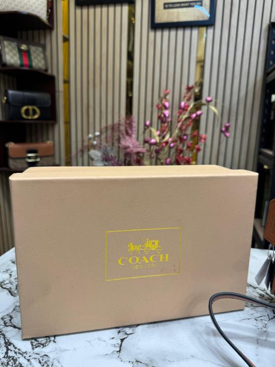COAC H SIGNATURE HANDBAG WITH OG BOX AND DUST BAG PREMIUM QUALITY