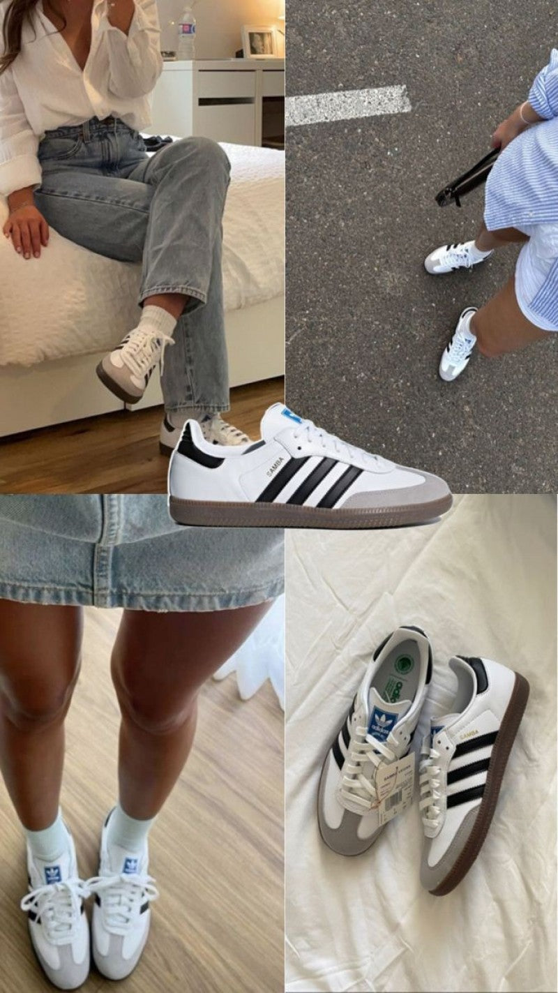 ADDIDAS SAMBA WHITE FOR MEN AND WOMEN