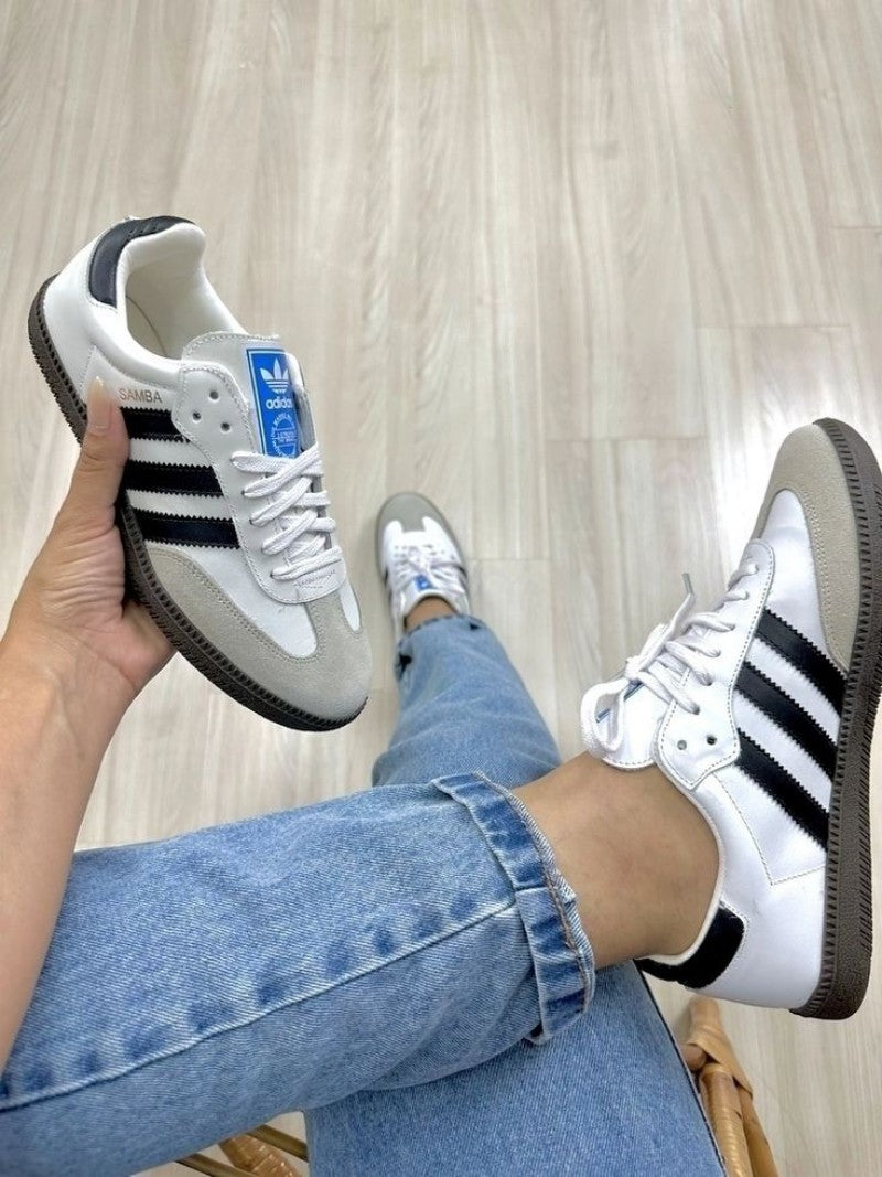 ADDIDAS SAMBA WHITE FOR MEN AND WOMEN