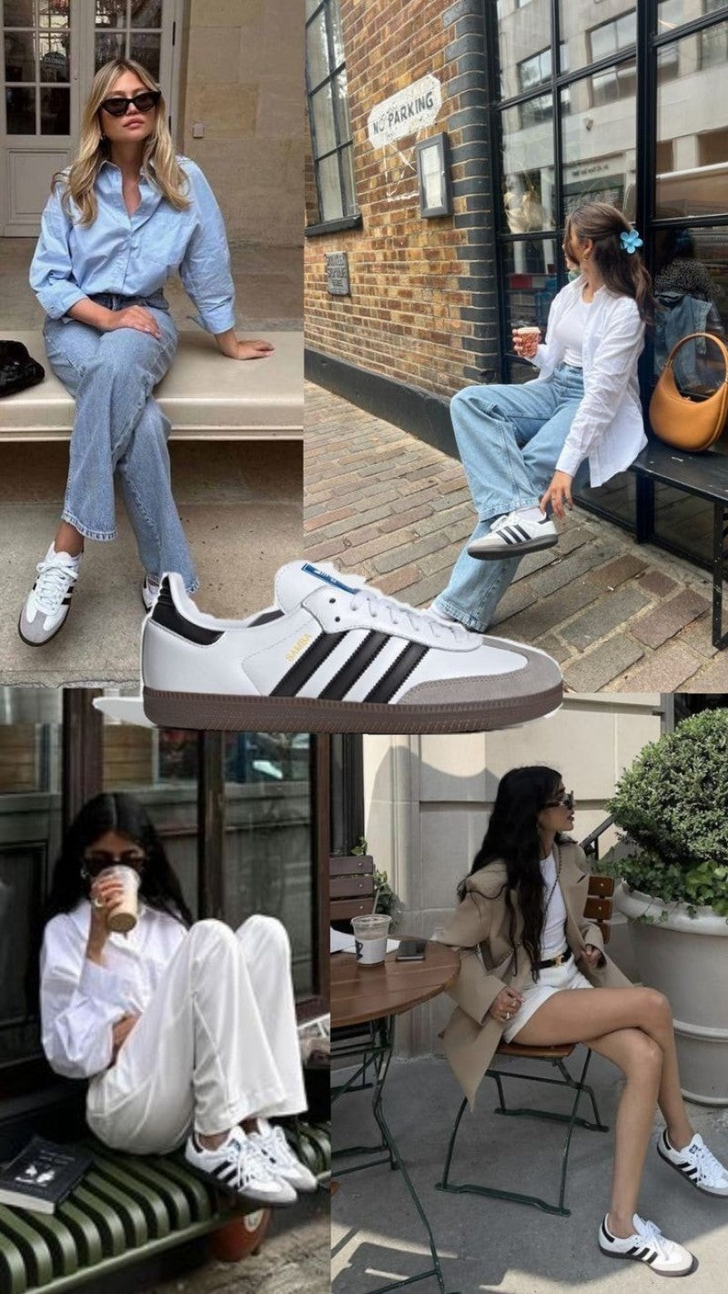 ADDIDAS SAMBA WHITE FOR MEN AND WOMEN