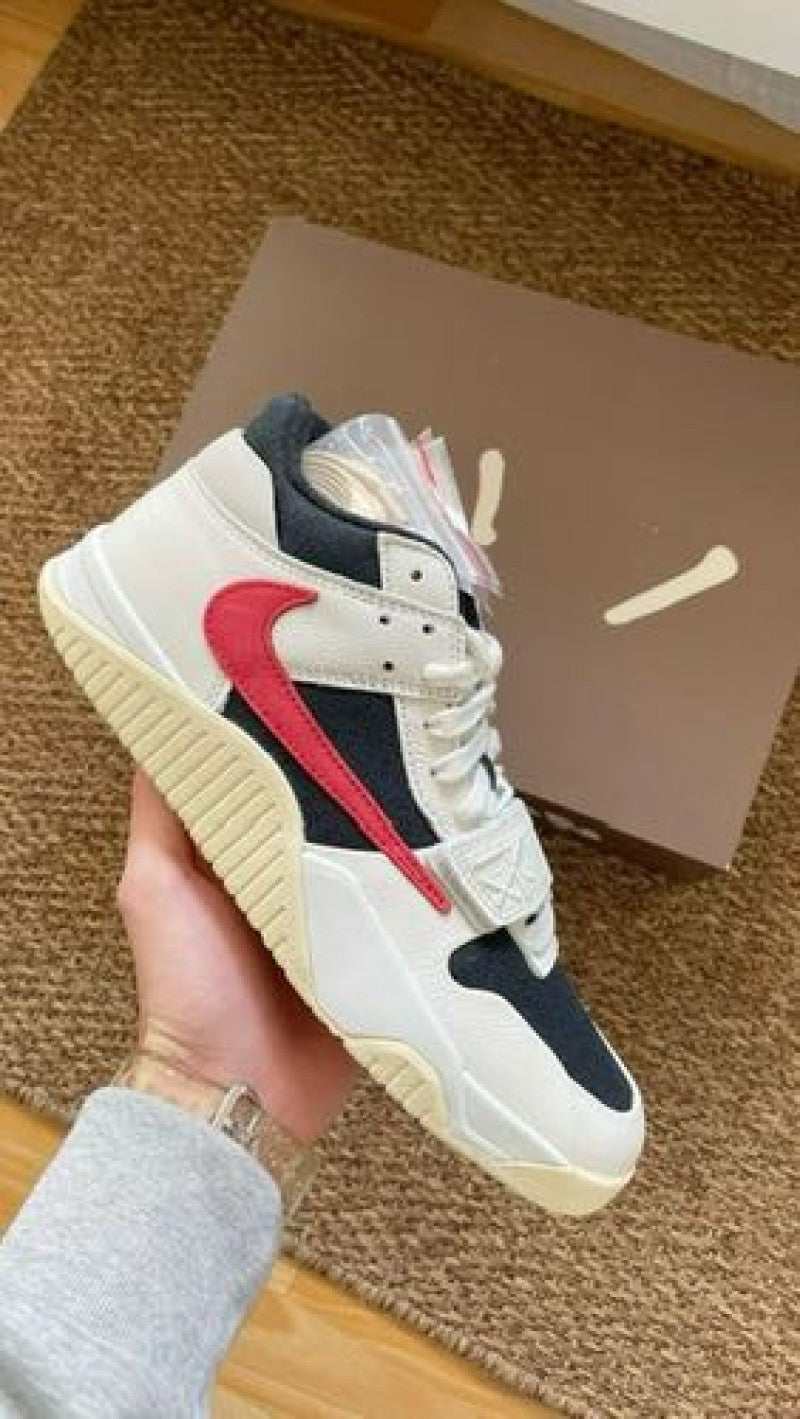 Nikee Air Jordan 1 x Travis Scott JumpMan Jack University Red Semi UA EXTRA LACES N BAG