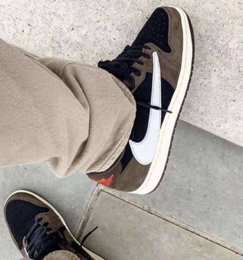 Travis scott x Air Jordan 1 low OG DARK MOCHA Semi Ua 154