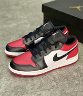 Nikee Air Jordan 1 Low Bred Toe
