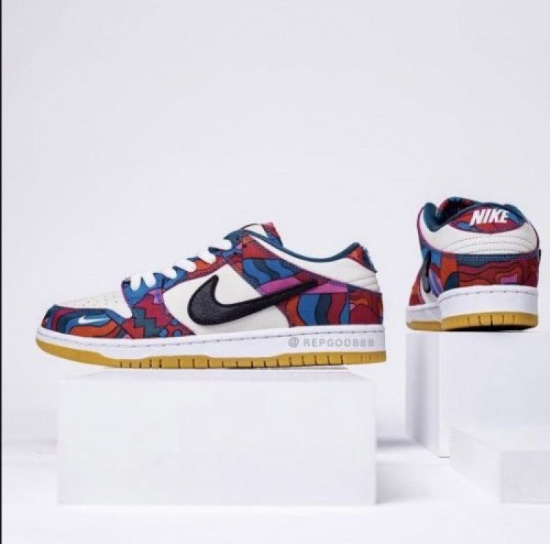 Nik.e sb dunk low x parra 111