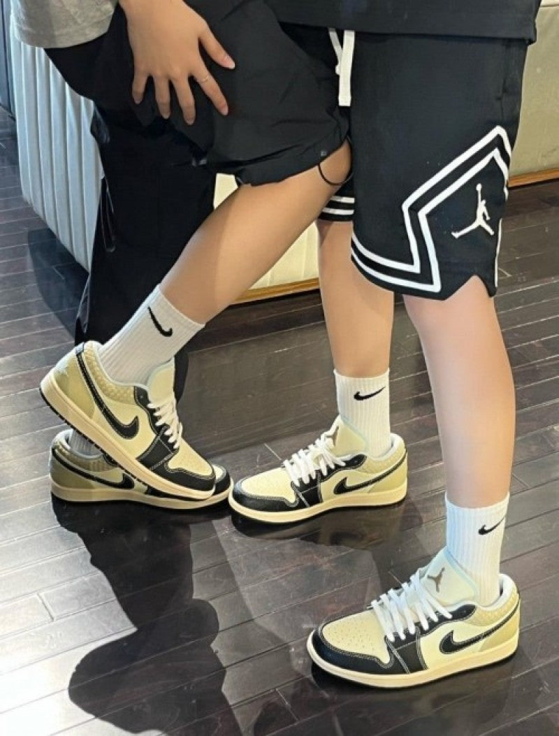 Nikee Air Jordan 1 Low Coconut Milk Black 115