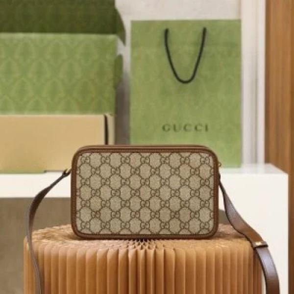 Gucci Mini GG Canvas Brown Bag With Double OG Box And Dust Bag 658572