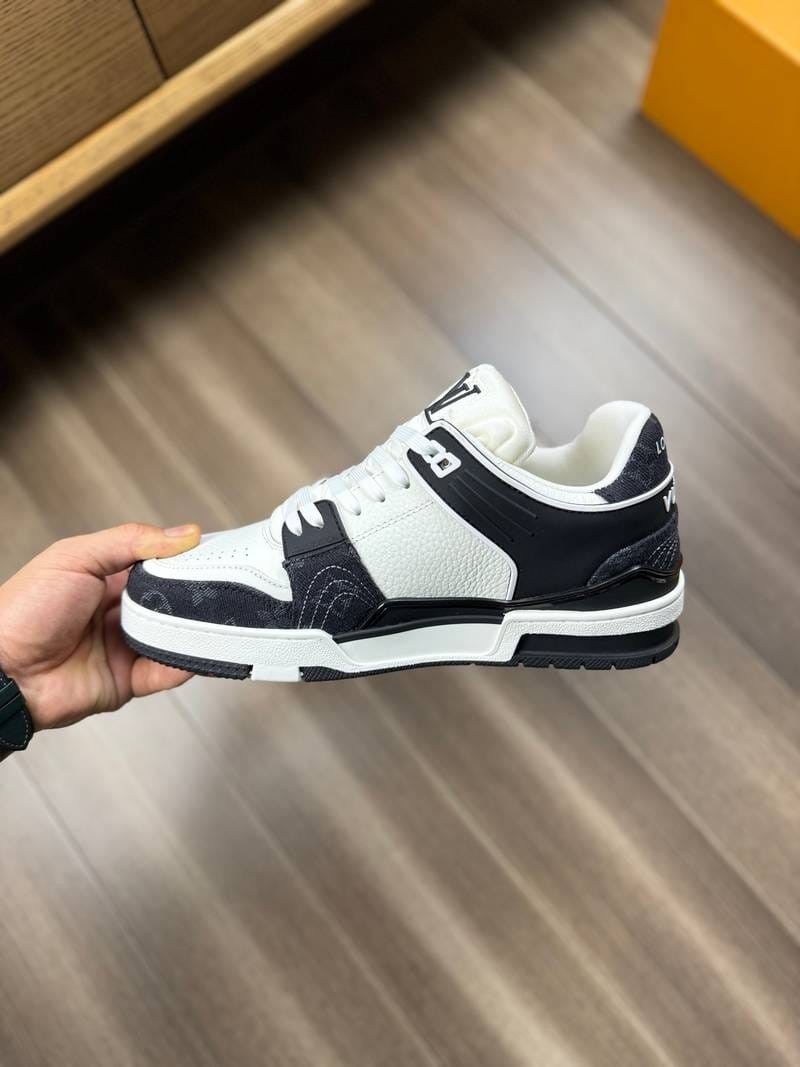Lv Trainer Nigo Denim Black White 163