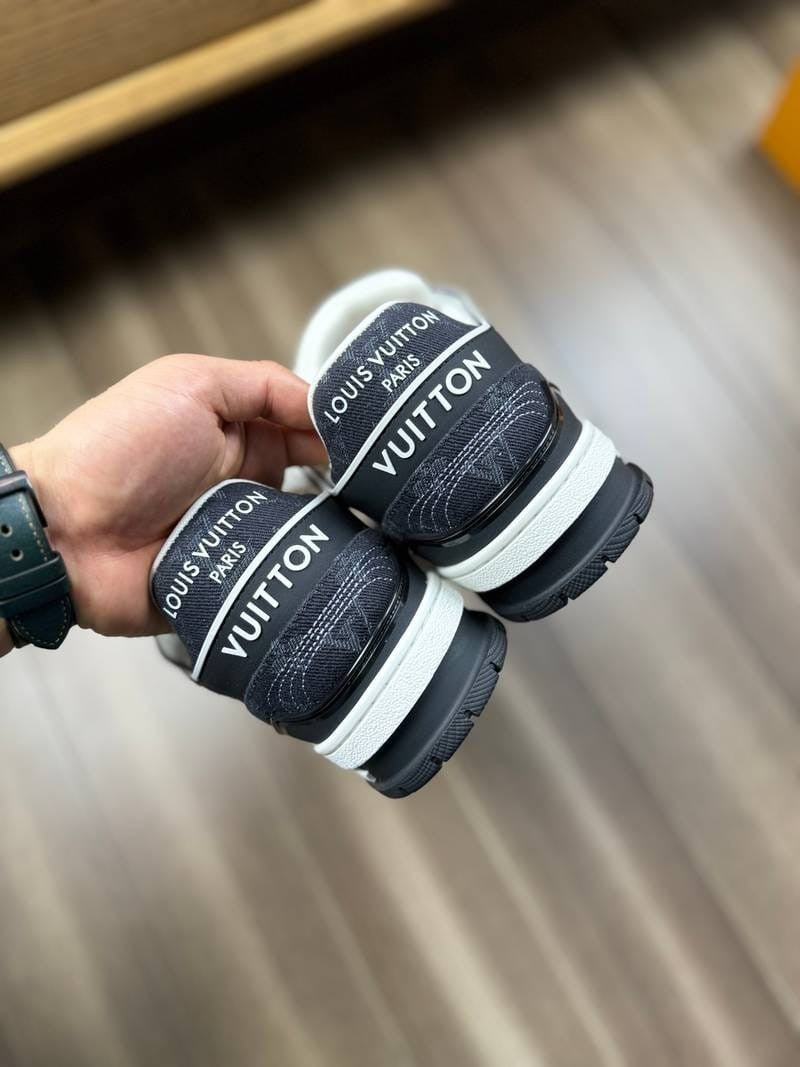 Lv Trainer Nigo Denim Black White 163