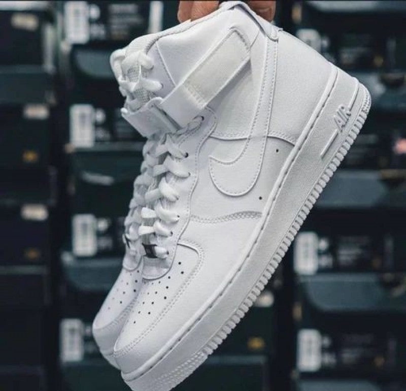 . Airforce long mid leather white
