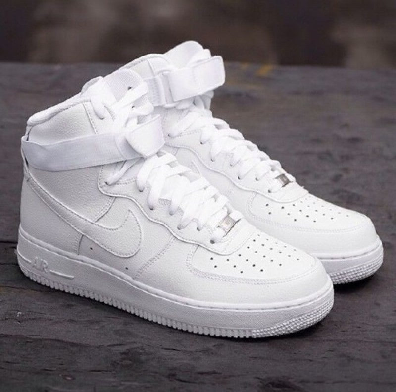 . Airforce long mid leather white