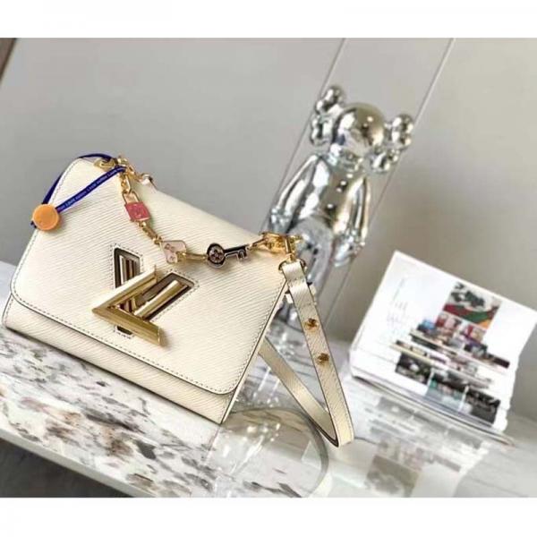 Louis vuitton twist MM shoulder bag with og double box