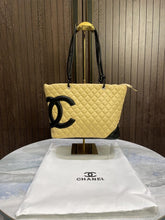 chane  l  Quilted Calfskin Cambon Tote Large with dust cover 427