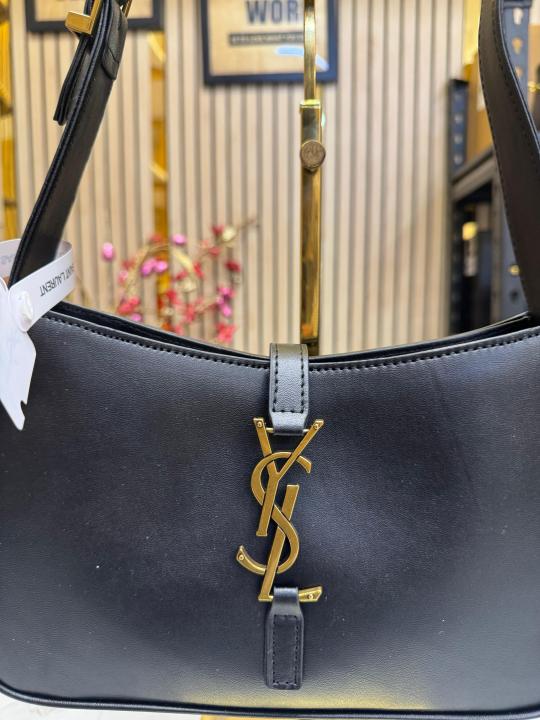 Yves Saint Laurent (Ysl) Hobo Shoulder Bag Premium Quality With Double Og Box And Dust Bag (Black)