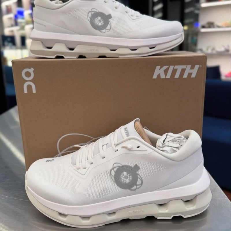 On Running x Kith Cloudzone White Ice 176