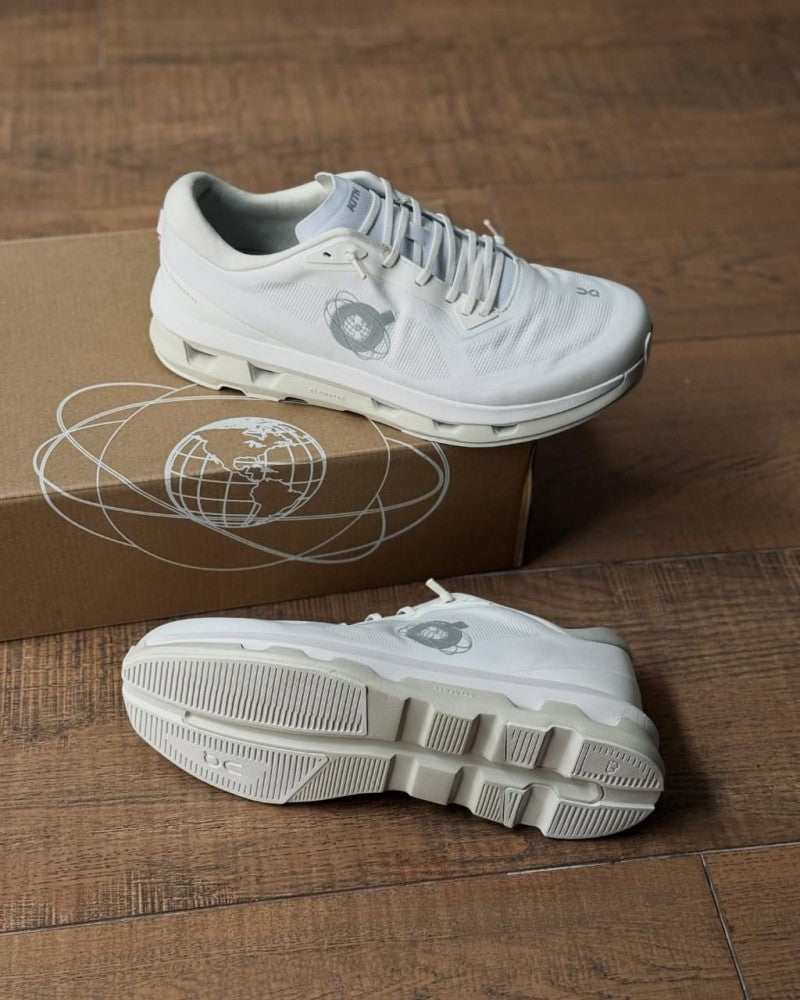 On Running x Kith Cloudzone White Ice 176