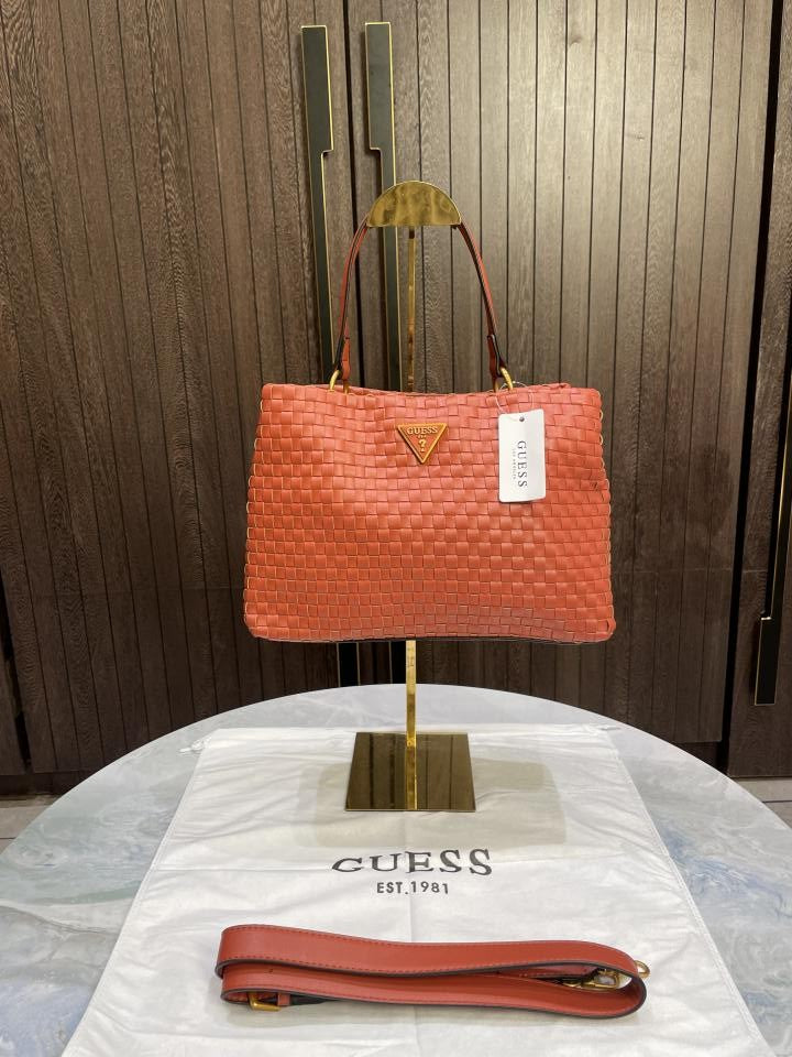 Guess Womens Lisbet 2 Satchel with dust cover 433