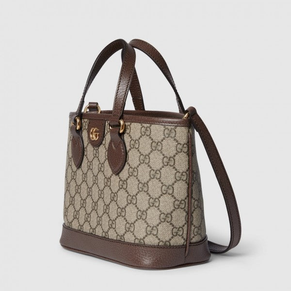 Gucc i OPHIDIA MINI TOTE BAG with magent box 329