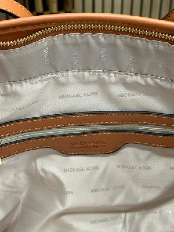 MICHAEL KORS JET SET TRAVEL BIG MK TOTE BAG WITH WALLET AND DUST BAG (BROWN) 2003