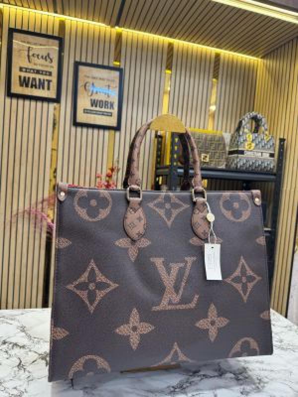 LOUIS VUITTON PREMIUM ONTHEGO WITH DUST BAG (BROWN)