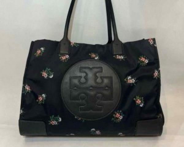 Tory burch ella floral printed nylon tote