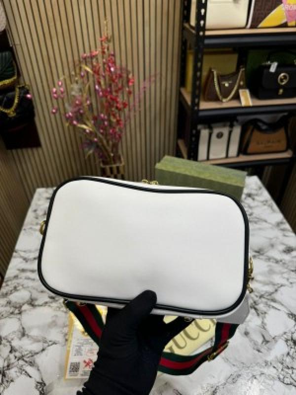 GUCCI X ADIDAS SHOULDER BAG WITH SLING DUSTBAG AND BOX WHITE