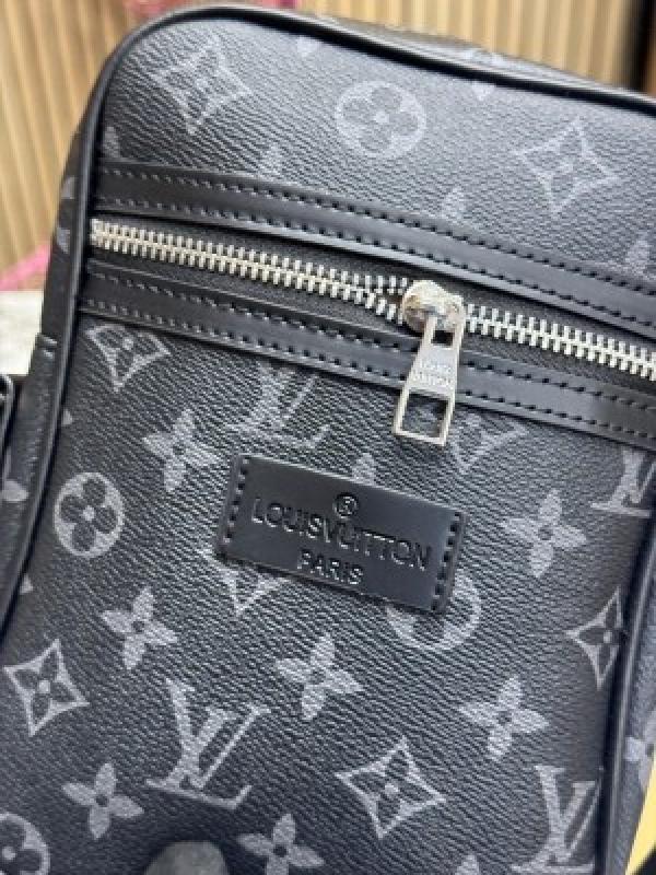Louis Vuitton Danube Side Bag Premium Quality With Dust Bag (Black Mono)