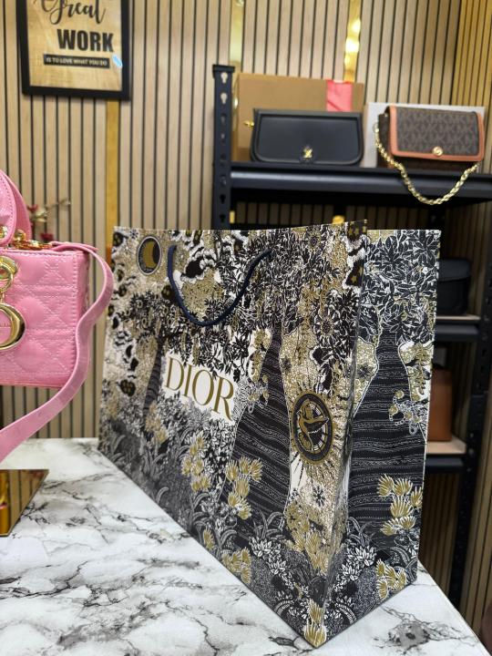 Christian Dior D Joy Pearl Patent Handbag With Box And Dust Bag Including CarryBag (Pink)