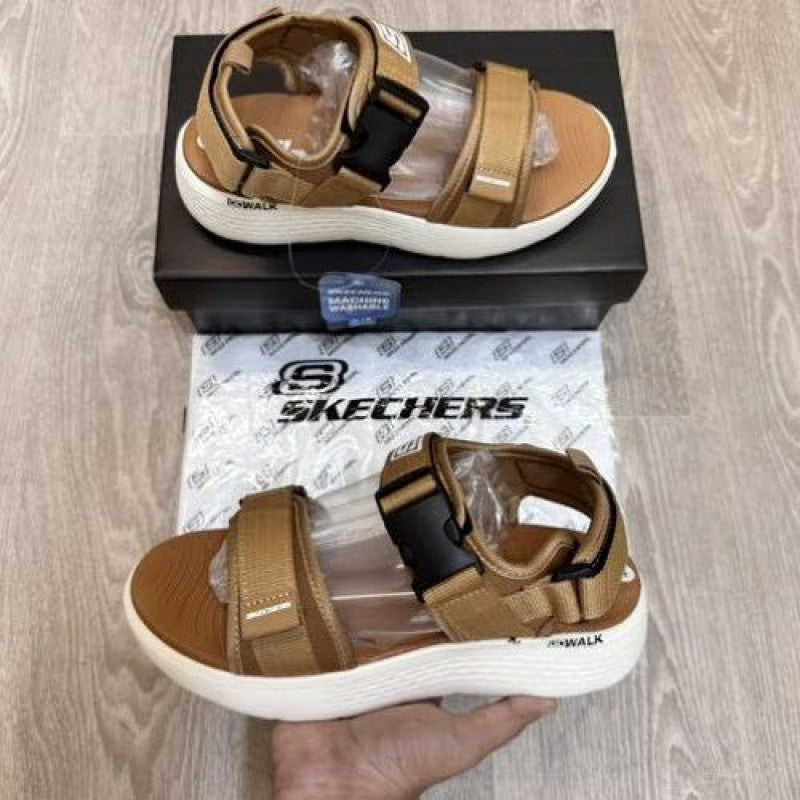 Skechers Go khakhi White Premium Sandal