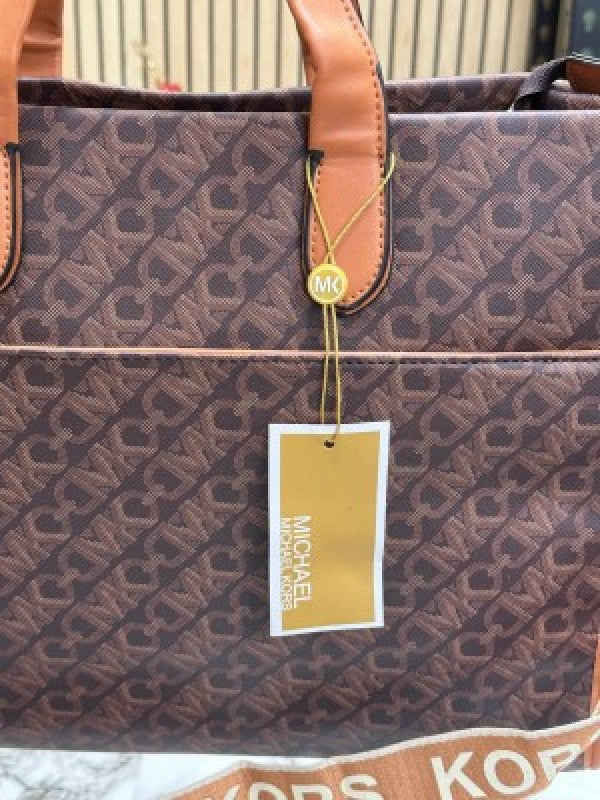 Michael Kors Gigi Hand Bag With Dust Bag (Brown)