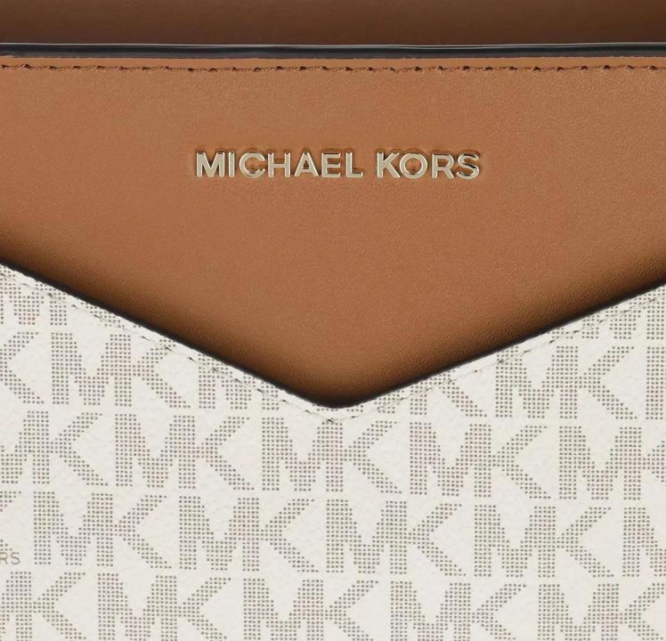 MICHAEL KORS Brown Whitney Signature Small Tote Bag 360
