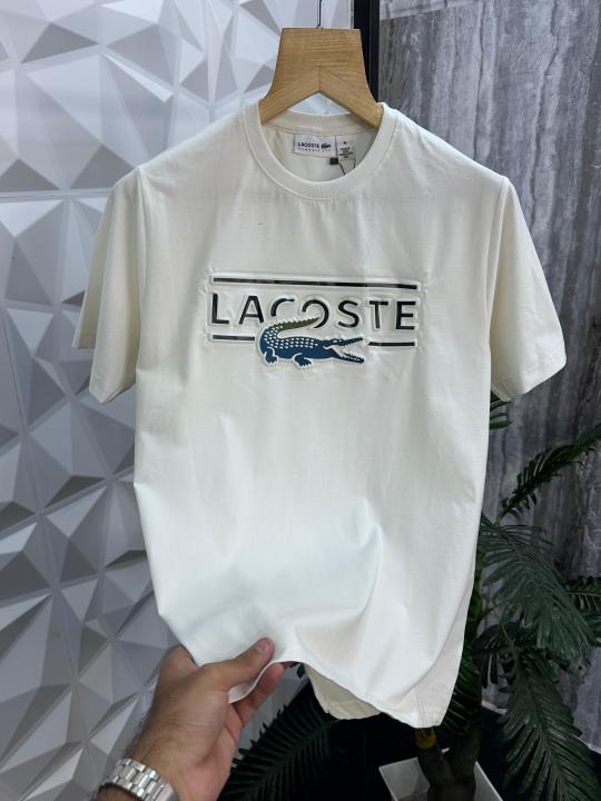 LACOST E ROUND NECK T-SHIRT 1161 WHITE