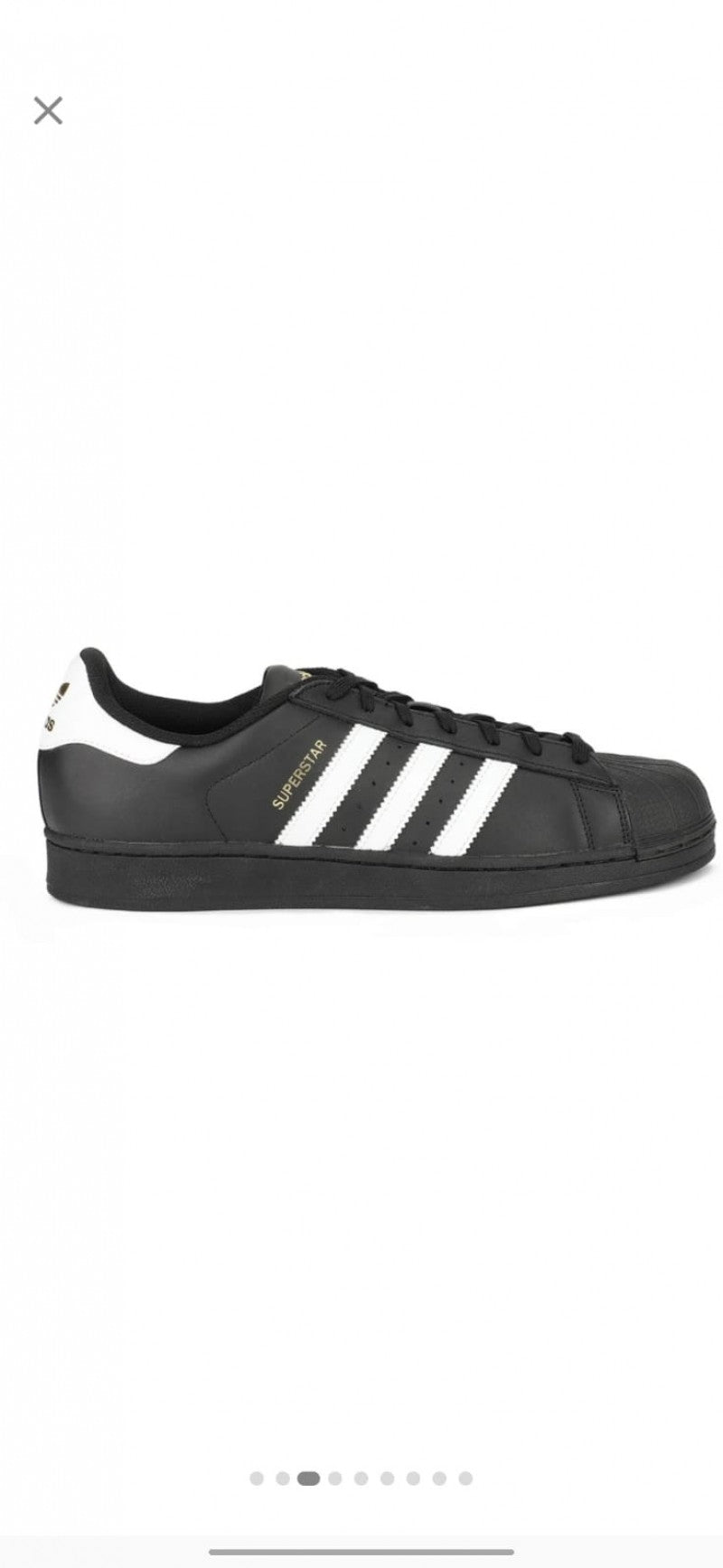 Adidass Superstar Black White Leather Fix 169