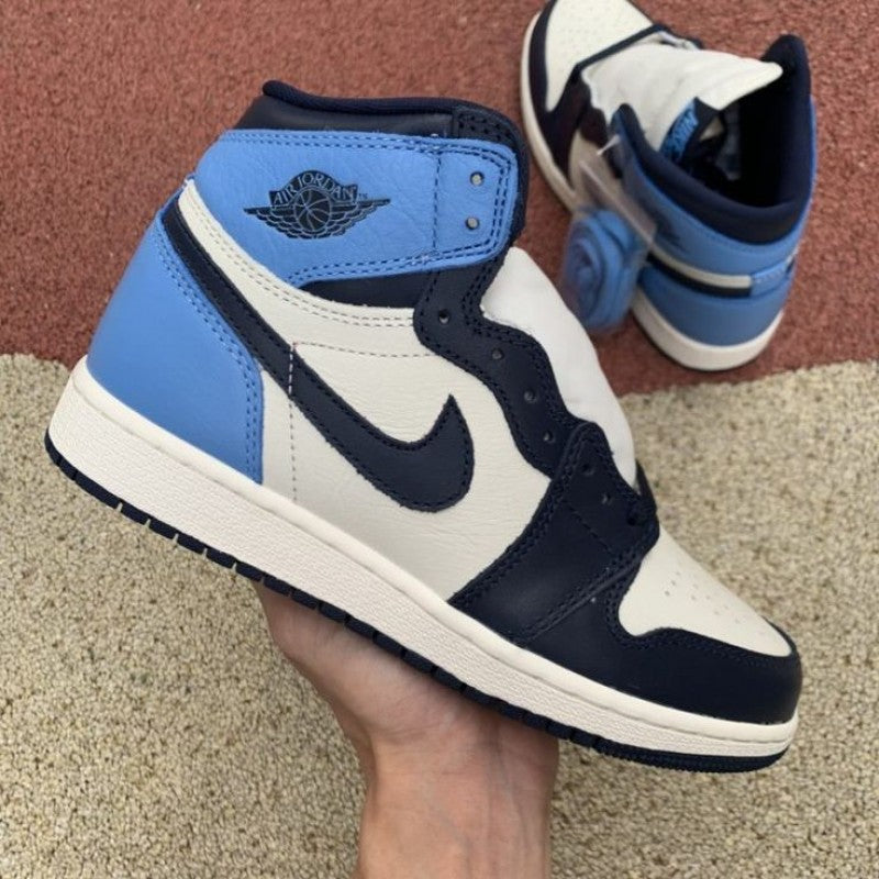 Nikee Air Jordan 1 Retro High Obsidian Blue Semi UA #176