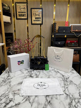 Prad  a Quilted Spectrum Shoulder Bag With Box And Dust Bag Including Carry Bag (9861 1 Black)