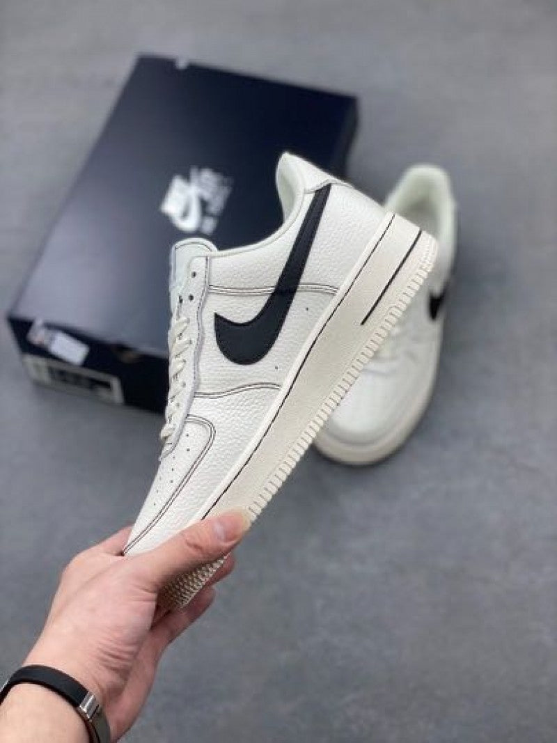 Nikee Airforce 1 LV8 Leather Cream Black