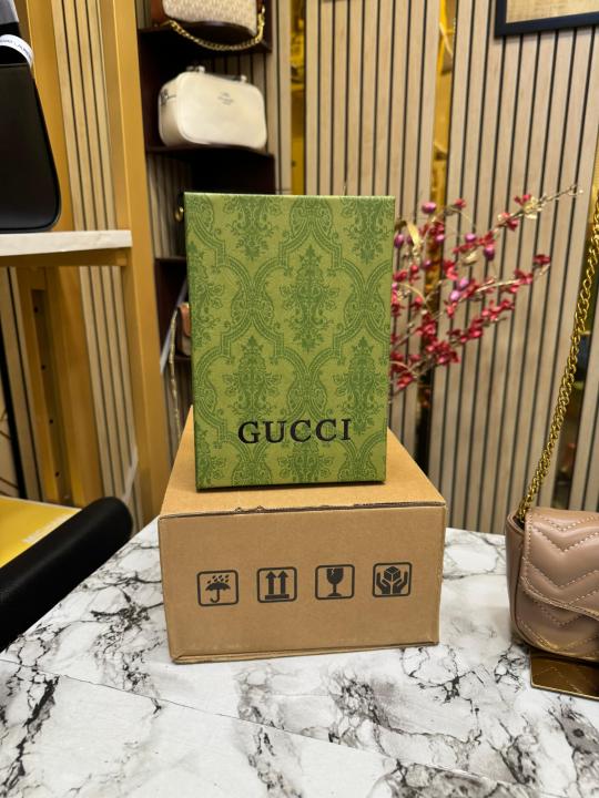 Gucc i Gg Mini Marmont With Double Og Box And Dust Bag Including Carry Bag (Brown)