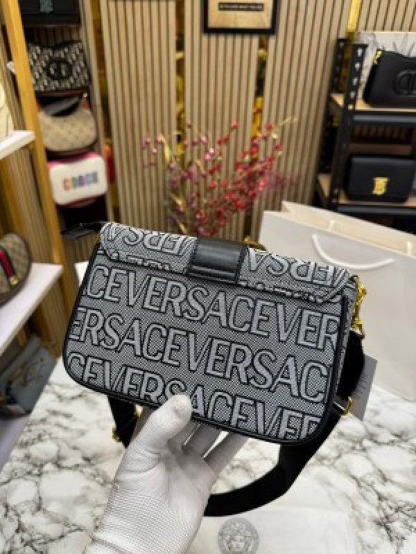Versace Jeans Couture Baroque Shoulder Bag (Old Flower Black)