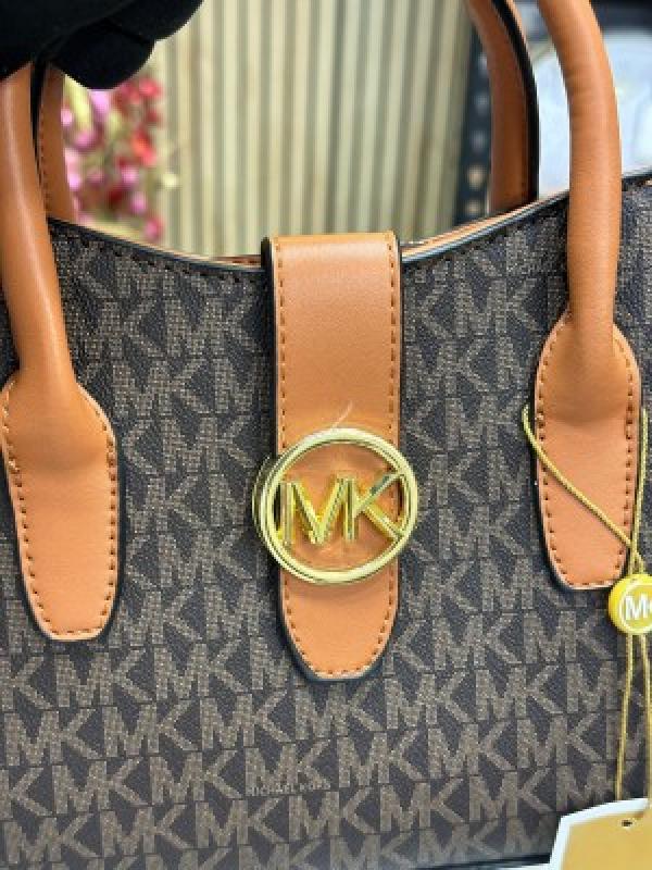 MICHAEL KORS GABBY SATCHEL CROSSBODY BAG WITH DUST BAG (H02065) COFFEE BROWN